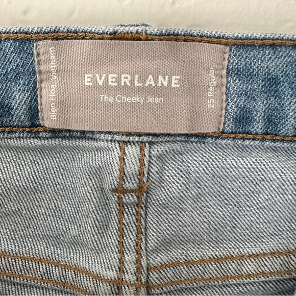 Everlane The Cheeky Jean Sky Blue Wash | 25 Regular - Picture 11 of 12